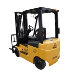 Thumbnail of http://Rear%20view%20of%20a%20big%20joe%20sit-down%20electric%20forklift%20on%20a%20white%20background