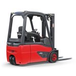 Thumbnail of http://A%20Red%20Linde%20E18%20Electric%20Forklift%20on%20a%20White%20Background