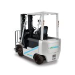 Thumbnail of http://The%20Back%20View%20of%20a%20Unicarriers%20BX50%20Electric%204-Wheel%20Forklift%20on%20a%20White%20Background