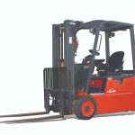 Thumbnail of http://Frontal%203/4%20View%20of%20a%20Linde%20E20%203-Wheel%20Electric%20Forklift%20on%20a%20White%20Background