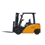 Thumbnail of http://Profile%20view%20of%20a%20Big%20Joe%20LPE%20Titan%20series%20electric%20forklift%20on%20a%20white%20background