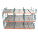 Thumbnail of http://Illustration%20showing%20a%20gravity%20flow%20pallet%20racking%20system