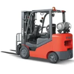 Thumbnail of http://Rear%20view%20of%20a%20heli%20propane%20forklift%20on%20a%20white%20background