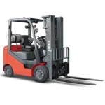 Thumbnail of http://Frontal%20view%20of%20a%20heli%20propane%20forklift%20on%20a%20white%20background