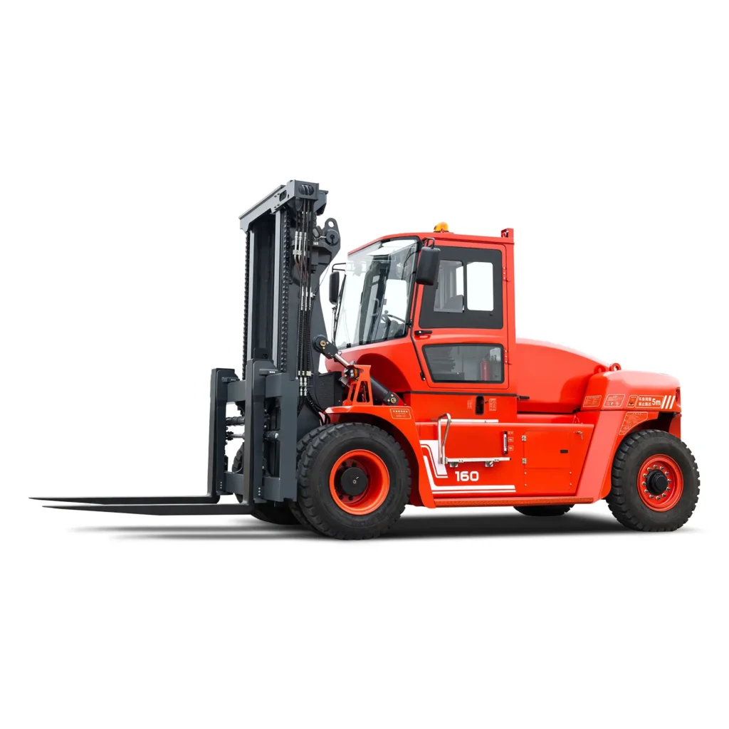 heli heavy duty forklift on a white background