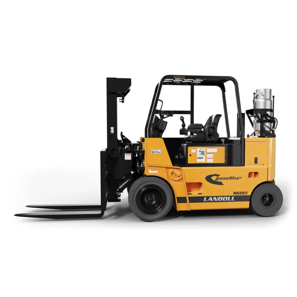 Drexel Swingmast Forklift on a white background