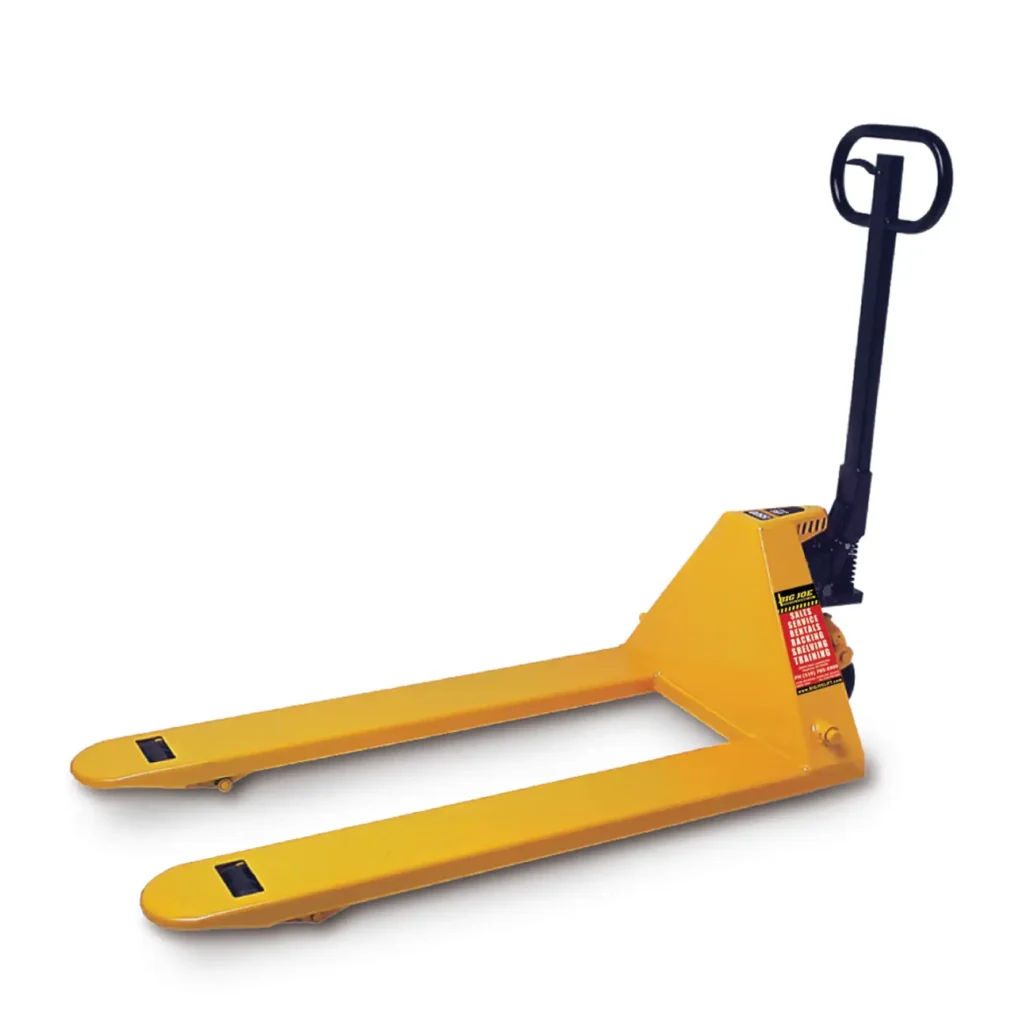 lift-rite manual pallet jack on a white background